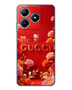 Чохол для Realme C63 4G з картинкою «Gucci — золотий сад»