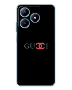 Чохол для Realme C63 4G з картинкою «Gucci — червоний градієнт»