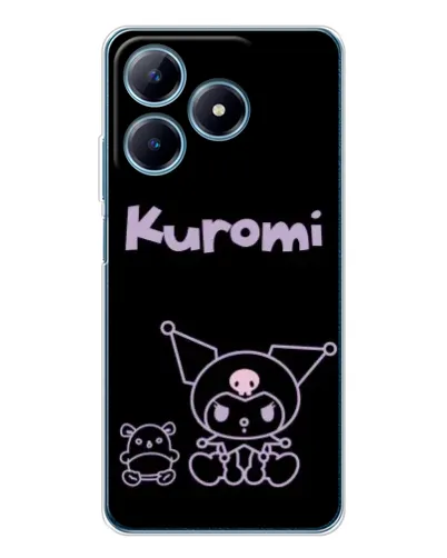 Чехол для Realme C63 4G с картинкой «Kuromi — черный минимализм» Чехол для Realme C63 4G с картинкой «Kuromi — черный минимализм»