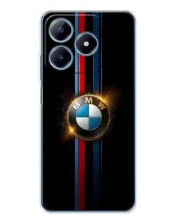 Чехол для Realme C63 4G с картинкой «BMW M-Power неон»