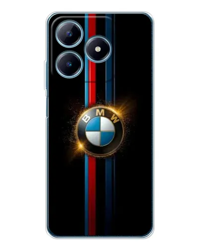Чехол для Realme C63 4G с картинкой «BMW M-Power неон»