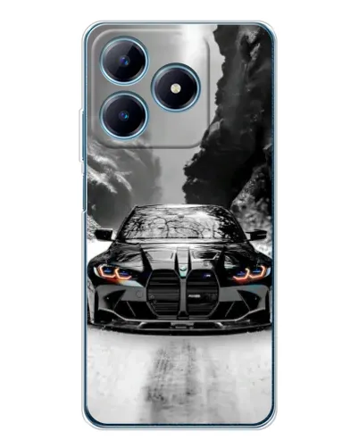 Чехол для Realme C63 4G с картинкой «BMW — акварельный дрифт» Чехол для Realme C63 4G с картинкой «BMW — акварельный дрифт»
