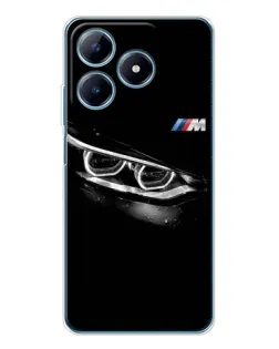 Чехол для Realme C63 4G с картинкой «BMW — взгляд тигра»