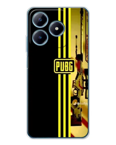 Чехол для Realme C63 4G с картинкой «PUBG — камуфляжный шлем»