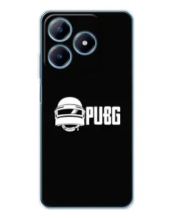 Чехол для Realme C63 4G с картинкой «PUBG — классический лого»