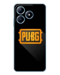 Чехол для Realme C63 4G с картинкой «PUBG — рамка лого»