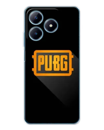 Чехол для Realme C63 4G с картинкой «PUBG — рамка лого»