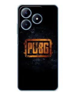 Чехол для Realme C63 4G с картинкой «PUBG — золотой логотип»