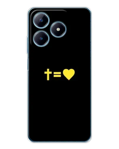 Чехол для Realme C63 4G с картинкой «Сердце и Крест» Чехол для Realme C63 4G с картинкой «Сердце и Крест»