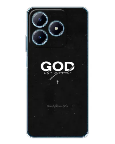 Чехол для Realme C63 4G с картинкой «GOD — Бог над всем» Чехол для Realme C63 4G с картинкой «GOD — Бог над всем»