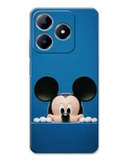 Чохол для Realme C63 4G з картинкою «Міккі виглядає»