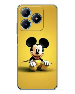 Чохол для Realme C63 4G з картинкою «Міккі на жовтому»