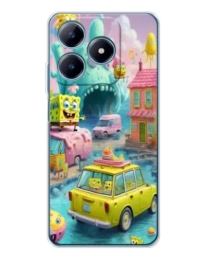 Чохол для Realme C63 4G з картинкою «Монстр-трак пригоди»