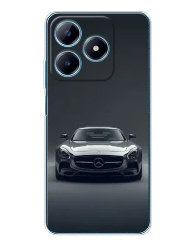 Чохол для Realme C63 4G з картинкою «Mercedes на чорному»