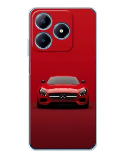 Чохол для Realme C63 4G з картинкою «Червоний Mercedes AMG»