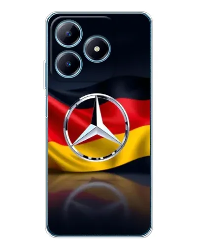 Чехол для Realme C63 4G с картинкой «Mercedes — флаг Германии» Чехол для Realme C63 4G с картинкой «Mercedes — флаг Германии»