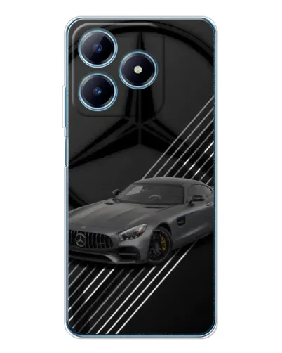 Чехол для Realme C63 4G с картинкой «Mercedes AMG — графика» Чехол для Realme C63 4G с картинкой «Mercedes AMG — графика»
