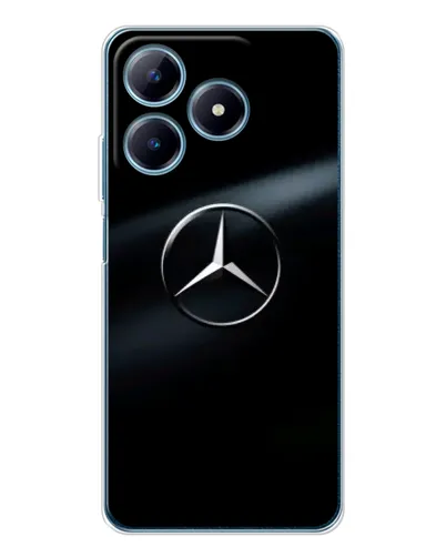 Чехол для Realme C63 4G с картинкой «Mercedes на металле» Чехол для Realme C63 4G с картинкой «Mercedes на металле»