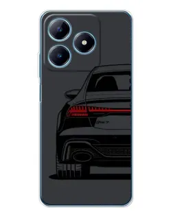 Чехол для Realme C63 4G с картинкой «Задняя часть Audi — арт»