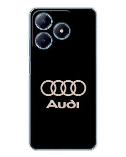 Чехол для Realme C63 4G с картинкой «Audi — золотой логотип» Чехол для Realme C63 4G с картинкой «Audi — золотой логотип»