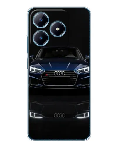 Чехол для Realme C63 4G с картинкой «Audi — ночное отражение» Чехол для Realme C63 4G с картинкой «Audi — ночное отражение»
