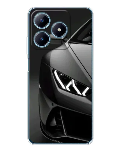 Чехол для Realme C63 4G с картинкой «Lamborghini фары детализация» Чехол для Realme C63 4G с картинкой «Lamborghini фары детализация»