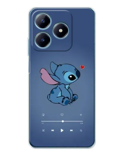 Чехол для Realme C63 4G с картинкой «Музыкальный Stitch»