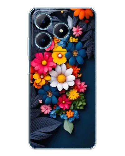 Чохол для Realme C63 4G з картинкою «Квіткова феєрія»