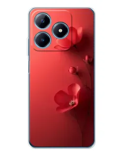 Чохол для Realme C63 4G з картинкою «Макові суцвіття»