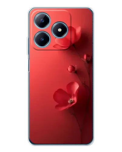 Чохол для Realme C63 4G з картинкою «Макові суцвіття»