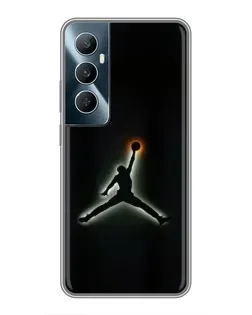 Чохол для Realme C65 з картинкою «Jordan Gradient Logo»