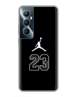 Чехол для Realme C65 с картинкой «Jordan Flight 23»