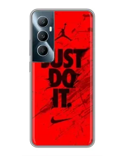 Чехол для Realme C65 с картинкой «Nike Just Do It»