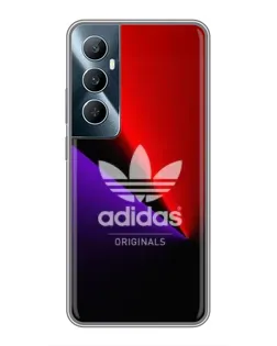 Чохол для Realme C65 з картинкою «Adidas Red Neon»