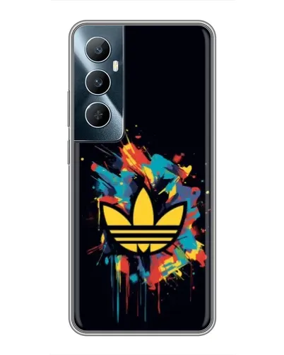 Чехол для Realme C65 с картинкой «Adidas Splash»