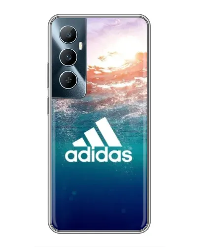 Чехол для Realme C65 с картинкой «Океанская глубина адидас»
