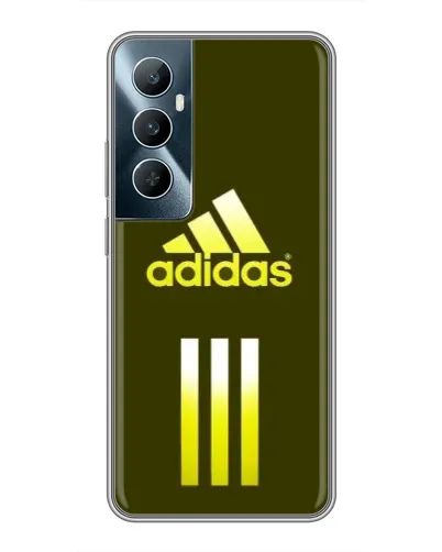 Чехол для Realme C65 с картинкой «Оливковый градиент Adidas»