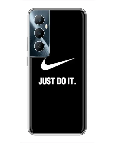 Чехол для Realme C65 с картинкой «Классический принт Nike»