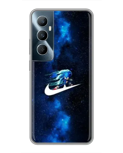 Чехол для Realme C65 с картинкой «Звездный путь Nike»