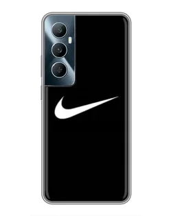 Чехол для Realme C65 с картинкой «Минималистический Найк»