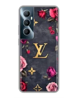 Чохол для Realme C65 з картинкою «Квітковий Louis Vuitton»