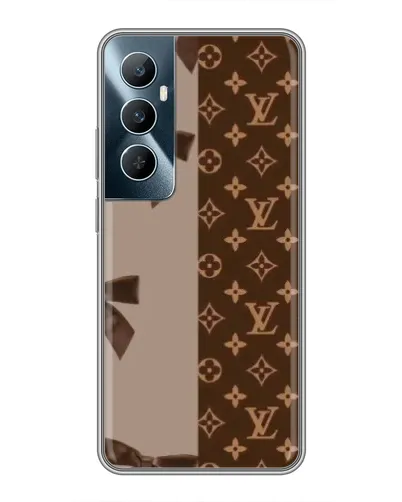 Чехол для Realme C65 с картинкой «Louis Vuitton — банты»