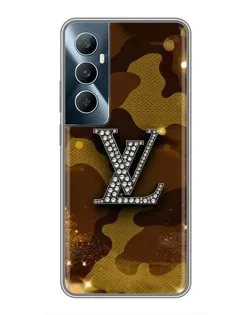 Чехол для Realme C65 с картинкой «Камуфляжный Louis Vuitton»