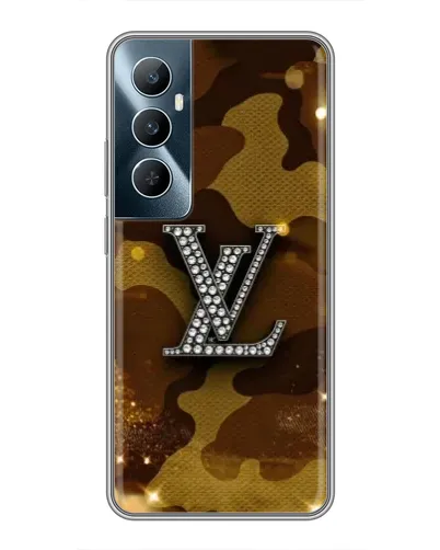 Чехол для Realme C65 с картинкой «Камуфляжный Louis Vuitton»