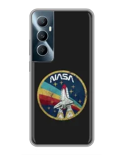 Чохол для Realme C65 з картинкою «NASA — емблема місії»