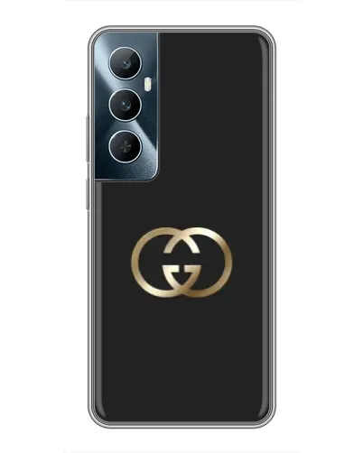 Чехол для Realme C65 с картинкой «Минимализм Gucci»