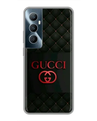Чехол для Realme C65 с картинкой «Gucci — стеганый черный»