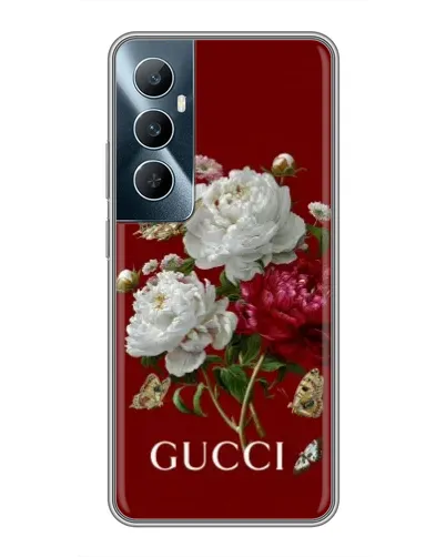 Чехол для Realme C65 с картинкой «Gucci —  сад»