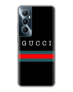 Чехол для Realme C65 с картинкой «Gucci — красный пояс»
