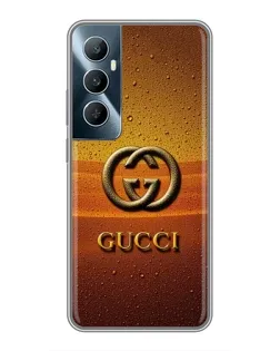 Чехол для Realme C65 с картинкой «Gucci — солнечный градиент»